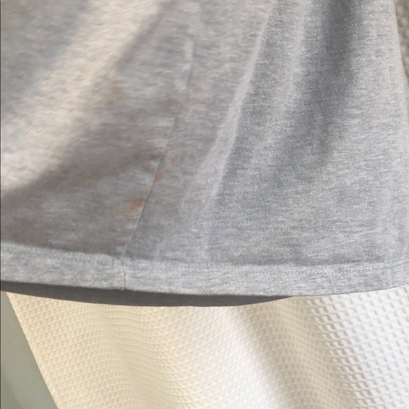 GOOD AMERICAN Gray Short Sleeve Tee - Picture 9 of 10